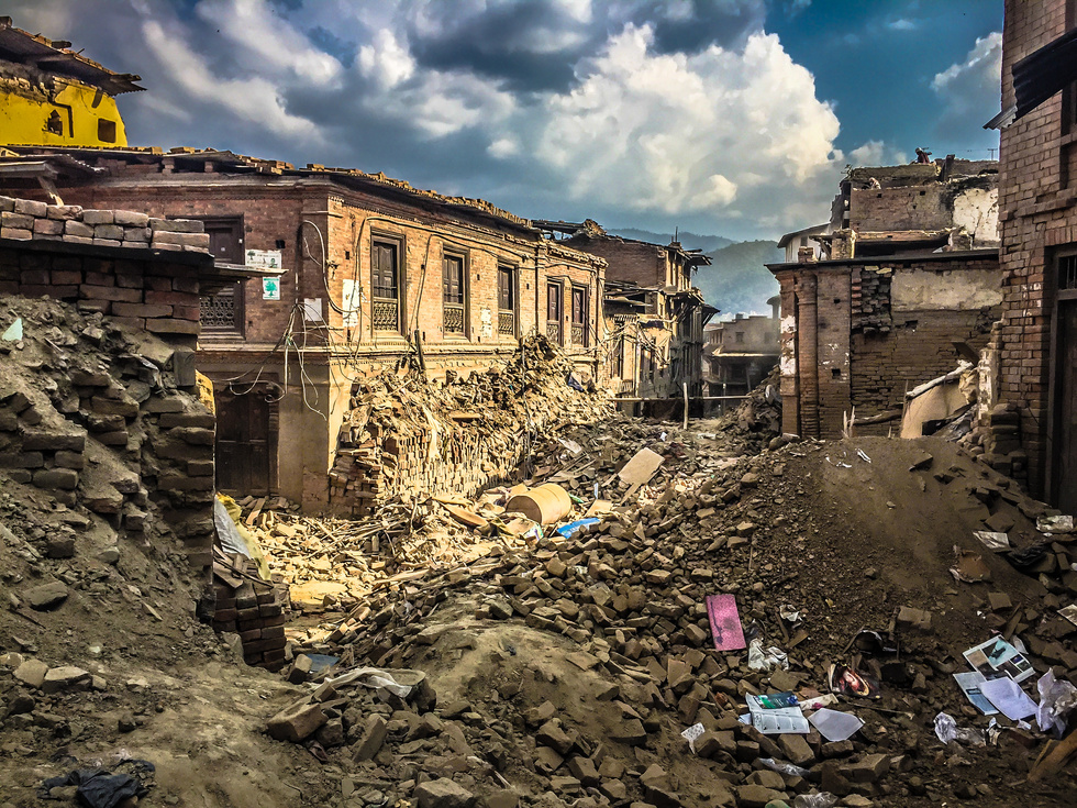 Nepal disaster 2015 at Kathmandu, Earthquake
